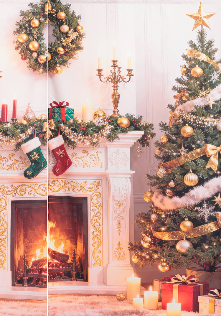 Портьеры Зимняя сказка шир.  750, рис. 4