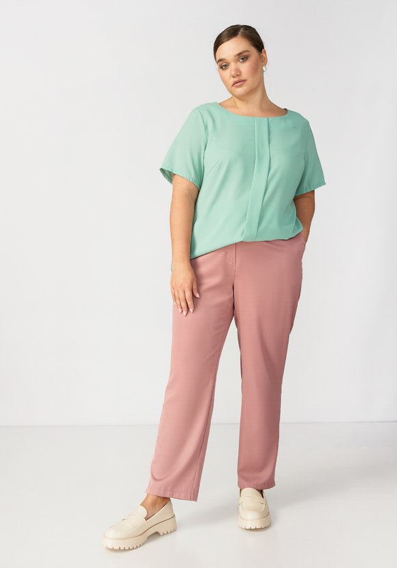 Блуза с вертикальной складкой шир.  580, рис. 2