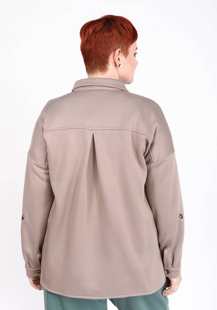 Рубашка удлиненная из футера с начесом шир.  750, рис. 11