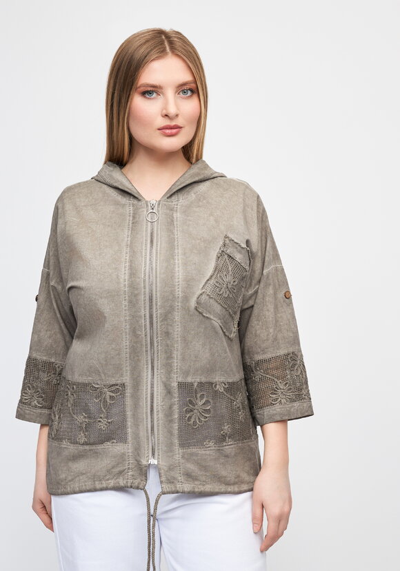 Пыльник на молнии с кaпюшоном шир.  580, рис. 11