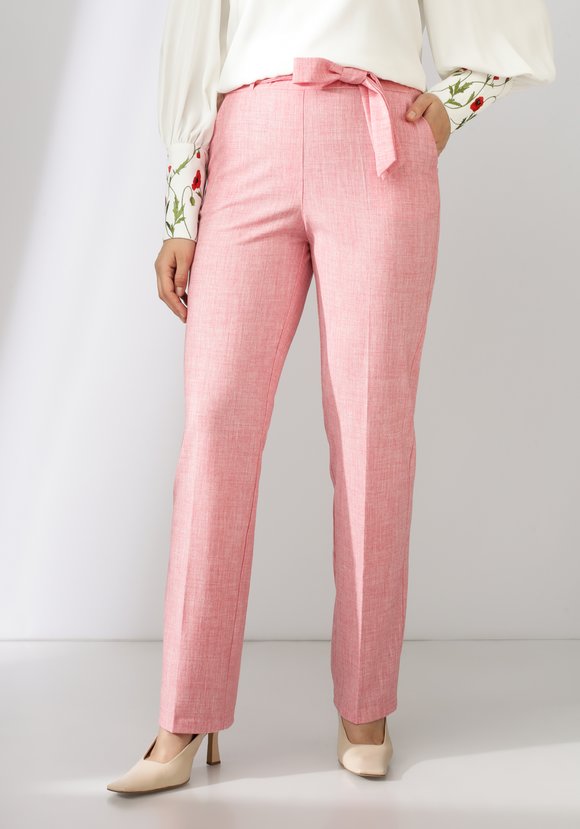 Брюки классические на широкой резинке шир.  580, рис. 1