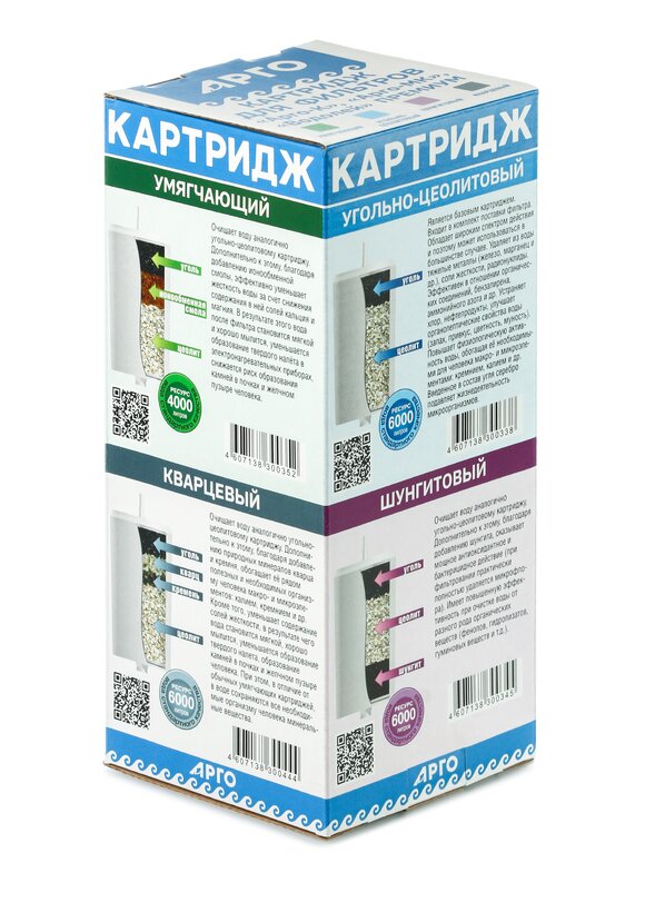 Картридж для настольного проточного фильтра шир.  580, рис. 2