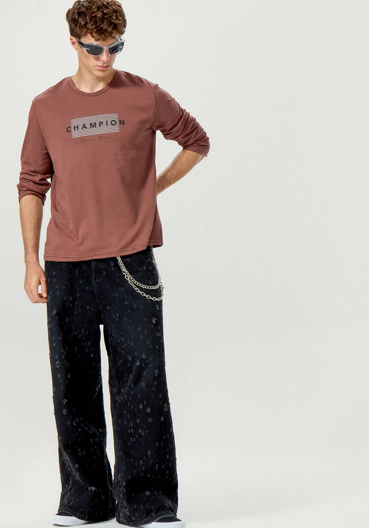 Лонгсливы с лаконичным принтом, 2 шт. шир.  750, рис. 49