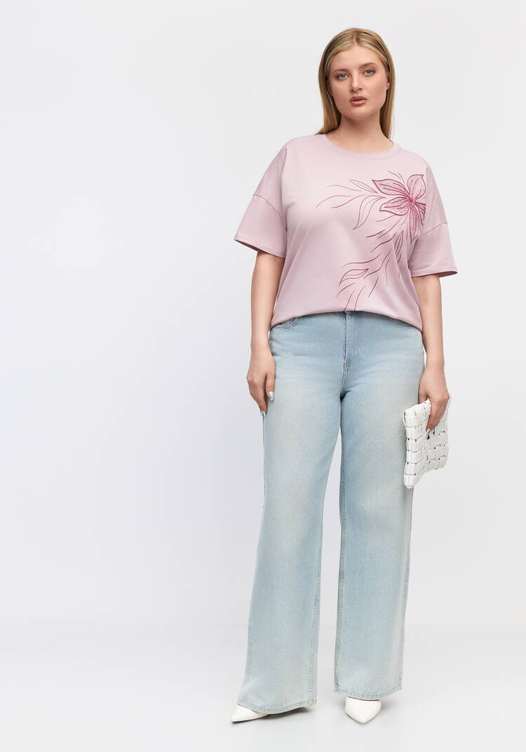 Футболка Нежный цветок шир.  750, рис. 12