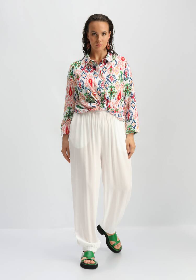 Брюки-шаровары с карманами шир.  750, рис. 32