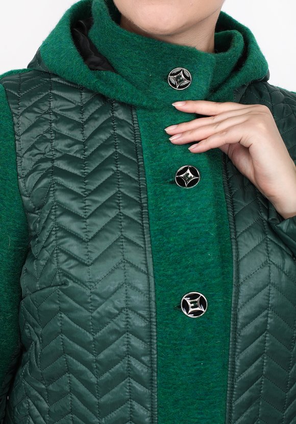 Пальто полуприлегающего силуэта шир.  580, рис. 4