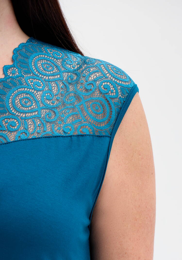 Сорочка из вискозы с кружевом шир.  750, рис. 6