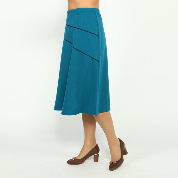 Юбка-трапеция на резинке шир.  580, рис. 22