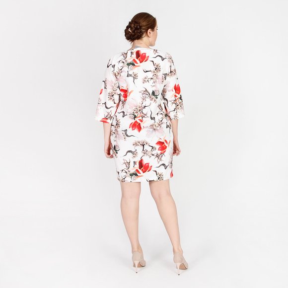 Платье-миди со свободными рукавами шир.  580, рис. 11