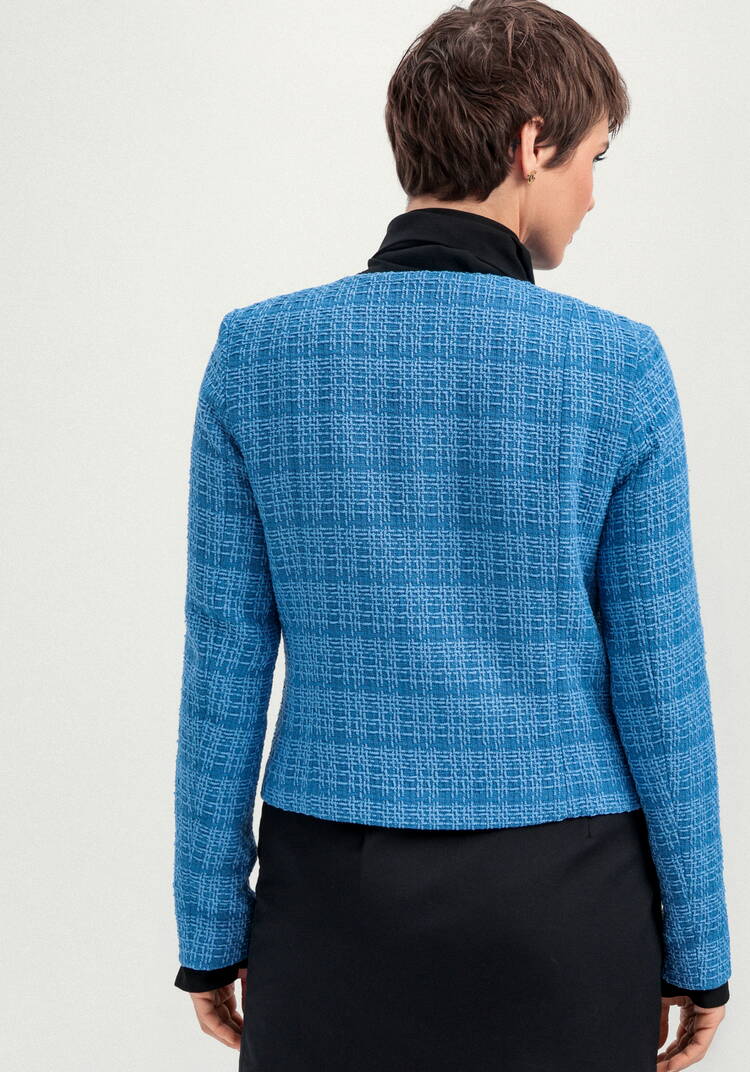 Пиджак двубортный твидовый шир.  750, рис. 11