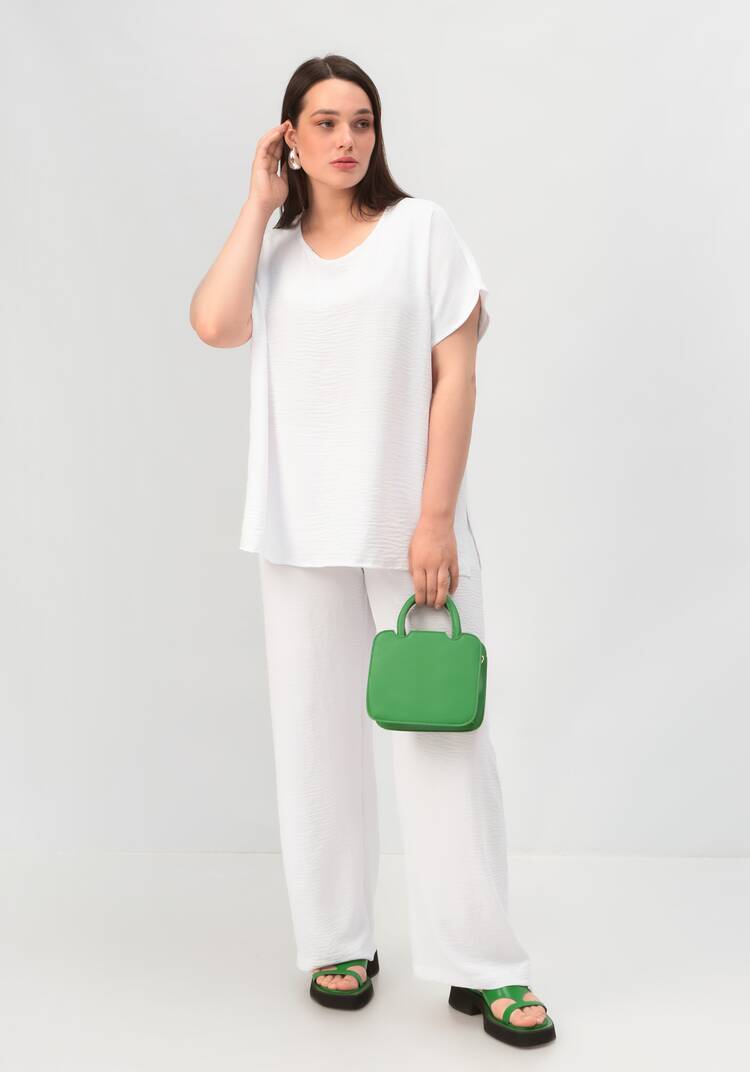 Блуза базовая со спущенной линией плеча шир.  750, рис. 15