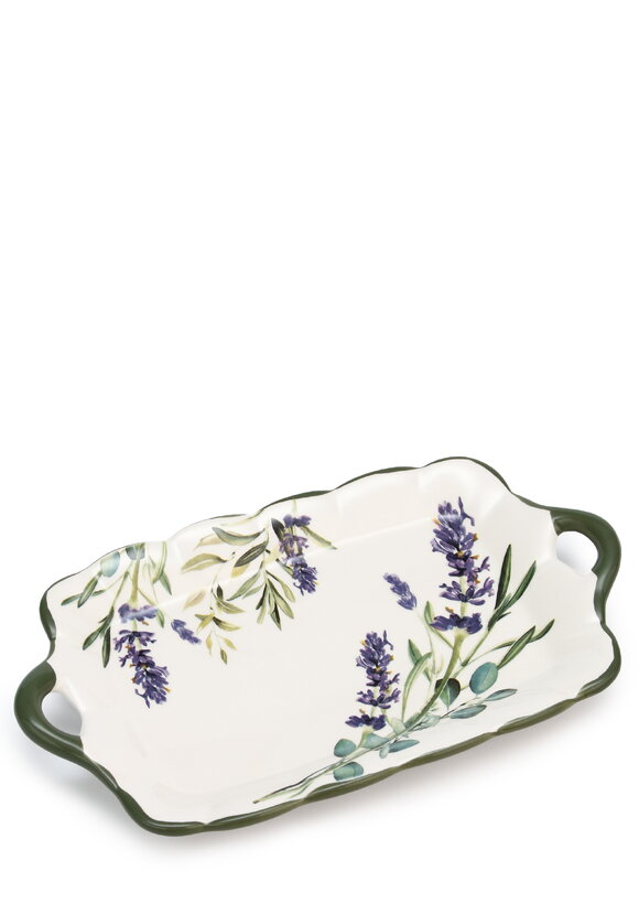 Блюдо с ручками Лаванда шир.  580, рис. 1