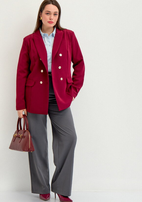 Пиджак двубортный шир.  580, рис. 2