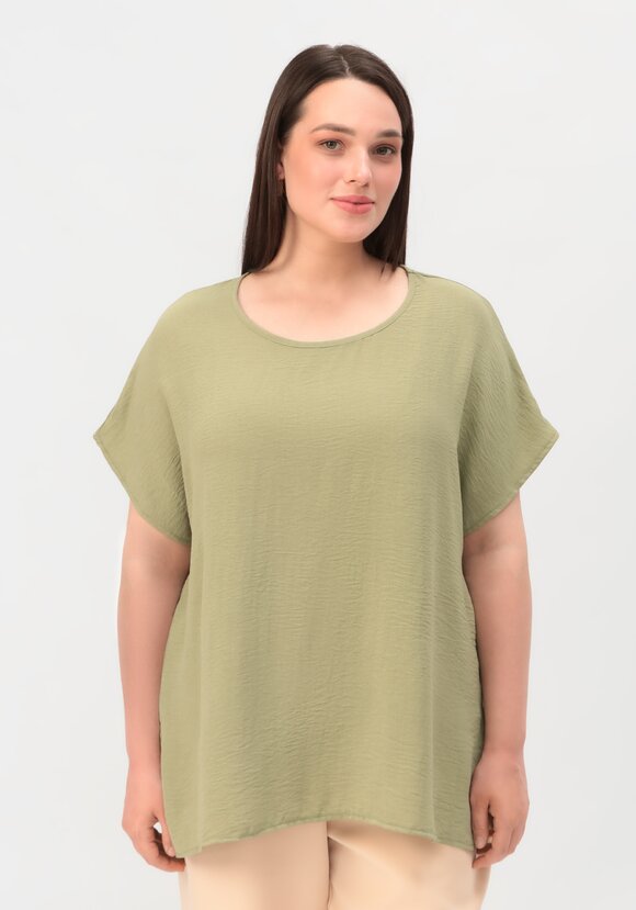 Блуза базовая со спущенной линией плеча шир.  580, рис. 36