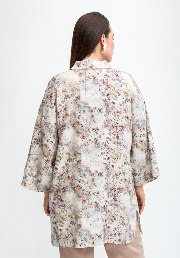 Рубашка удлиненная Женевьева шир.  580, рис. 9