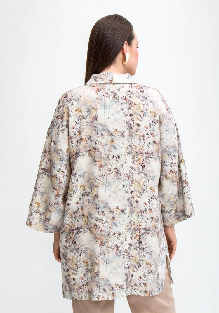 Рубашка удлиненная Женевьева шир.  750, рис. 9