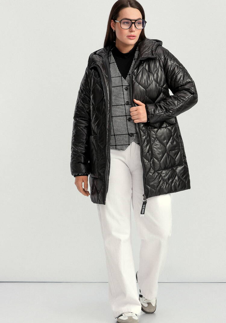 Куртка на молнии с капюшоном Милана шир.  750, рис. 36