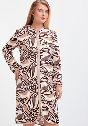 Халат махровый с капюшоном