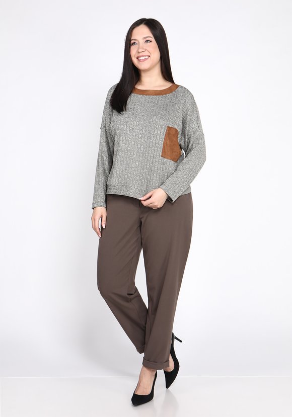 Джемпер с нагрудным карманом шир.  580, рис. 1