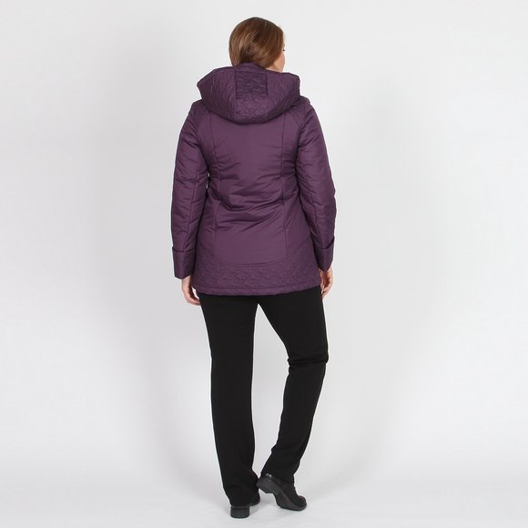 Куртка удлиненная со стеганными элементами шир.  580, рис. 15