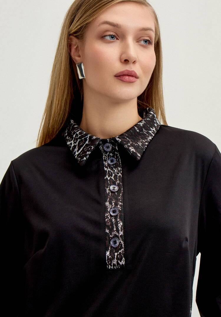 Платье с анималистичными вставками шир.  750, рис. 13