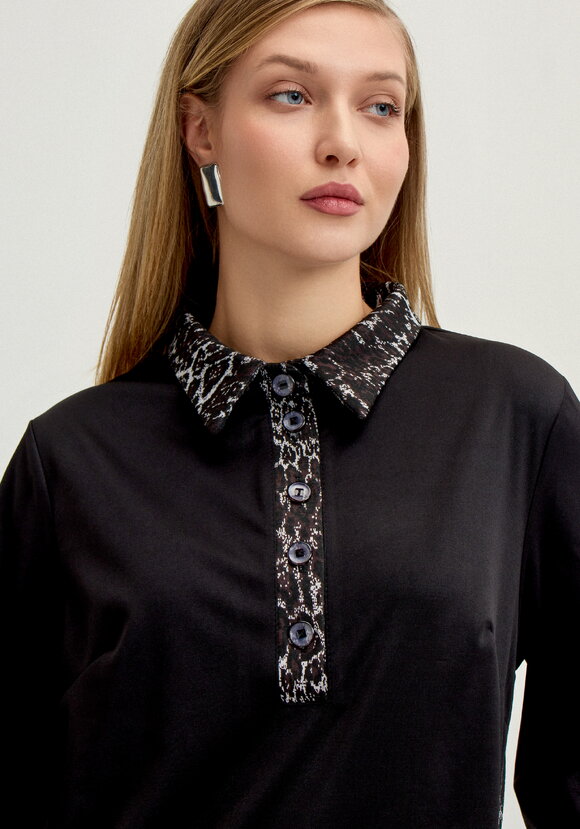 Платье с анималистичными вставками шир.  580, рис. 13