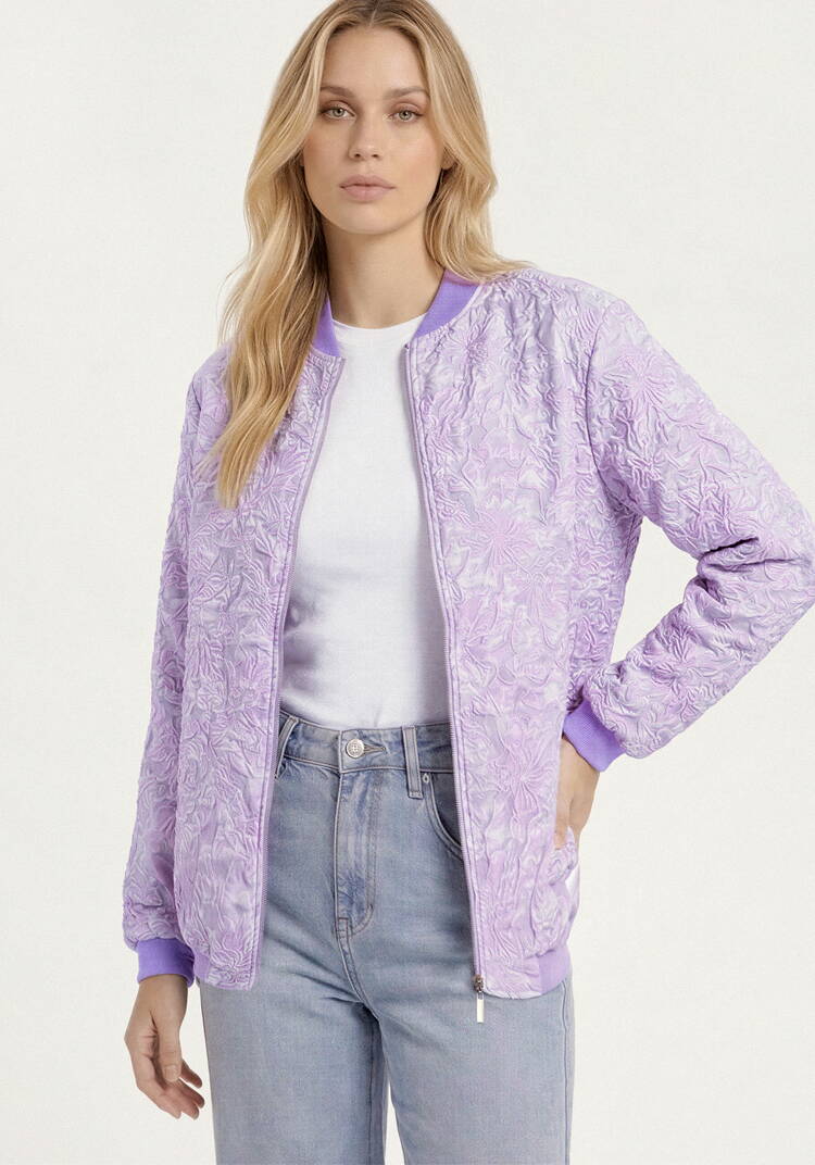 Бомбер из ткани с жаккардовым узором шир.  750, рис. 16