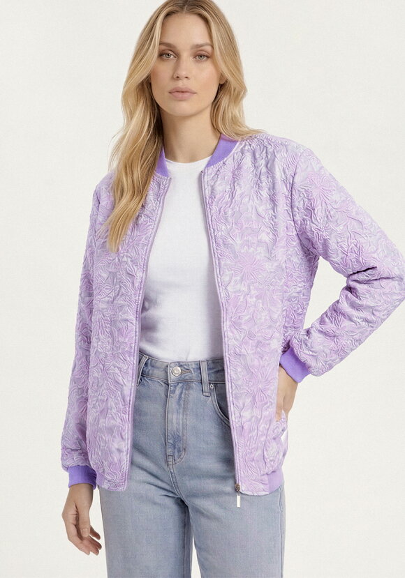 Бомбер из ткани с жаккардовым узором шир.  580, рис. 16