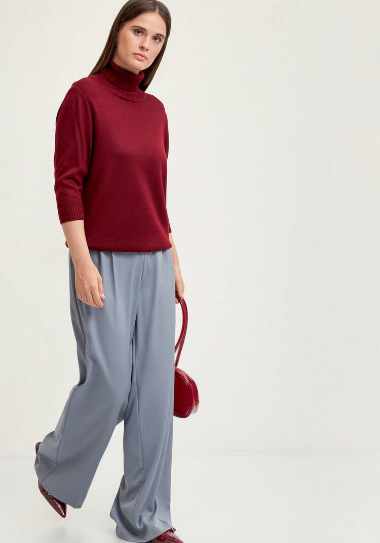 Джемпер-водолазка с рукавом 3/4 шир.  750, рис. 9