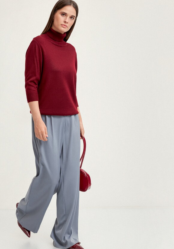 Джемпер-водолазка с рукавом 3/4 шир.  580, рис. 9