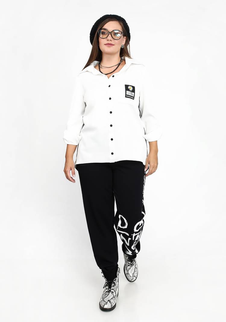 Блуза Строгий взгляд шир.  750, рис. 7