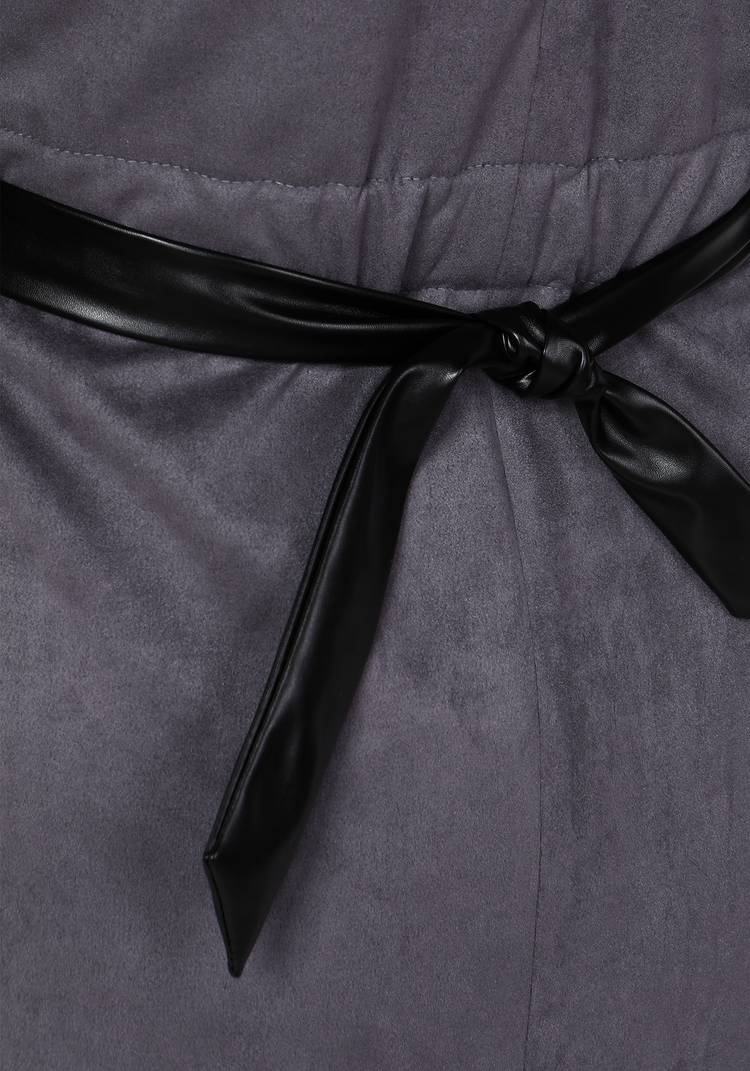 Платье с кулиской из эко-замши шир.  750, рис. 12