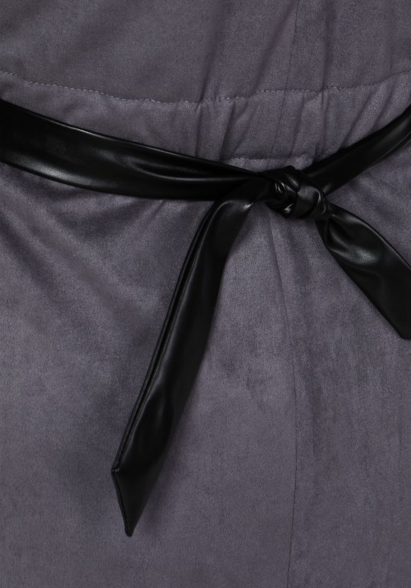 Платье с кулиской из эко-замши шир.  580, рис. 12