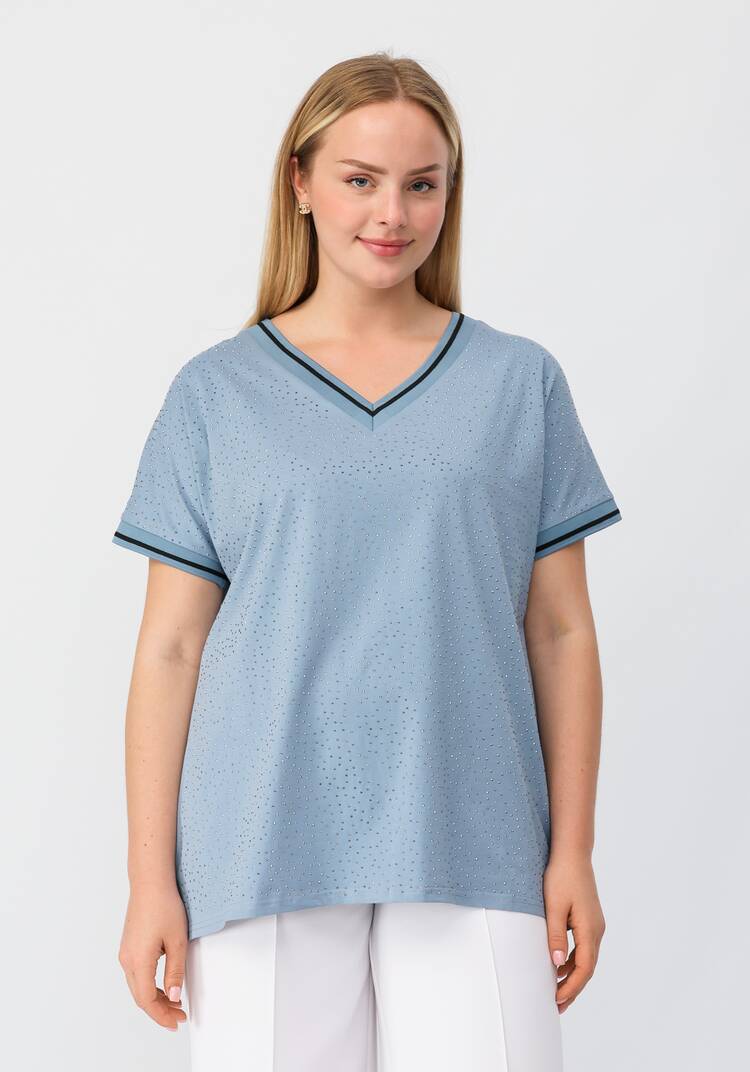 Блуза Агнес шир.  750, рис. 9