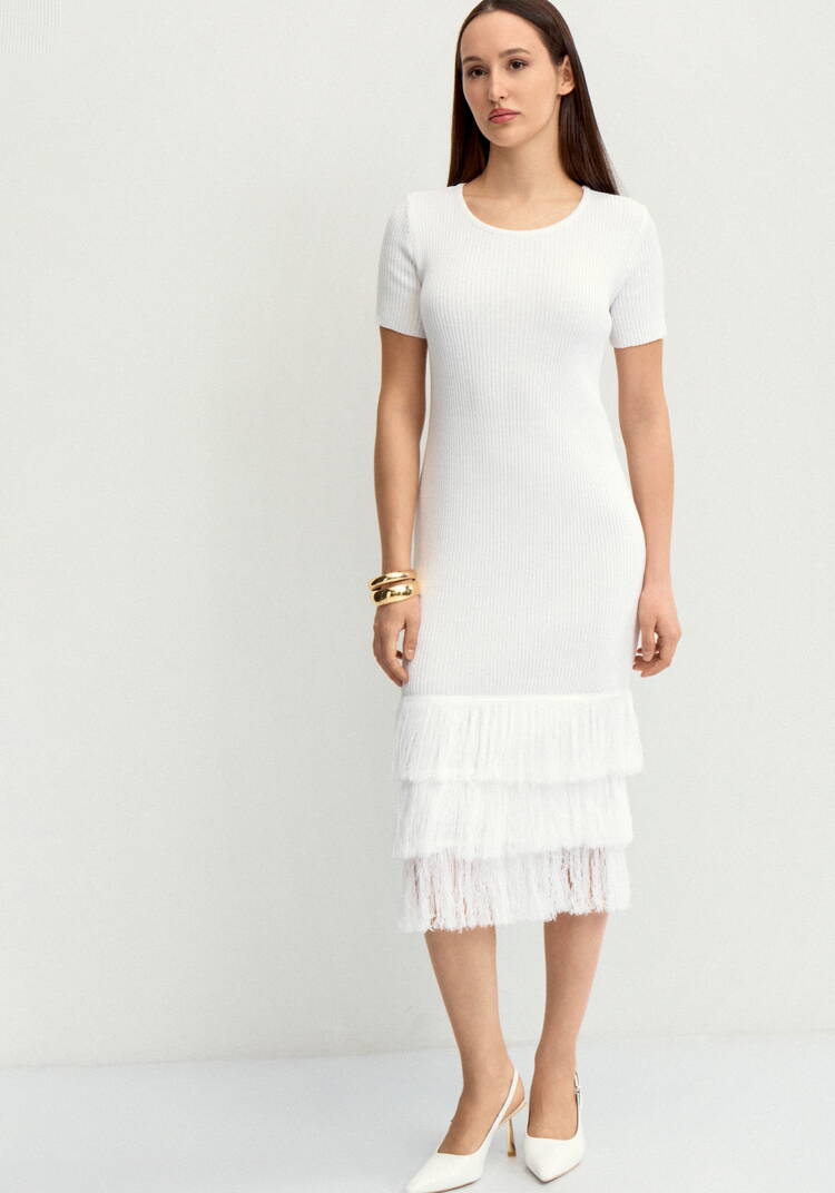 Платье миди прямого силуэта шир.  750, рис. 4