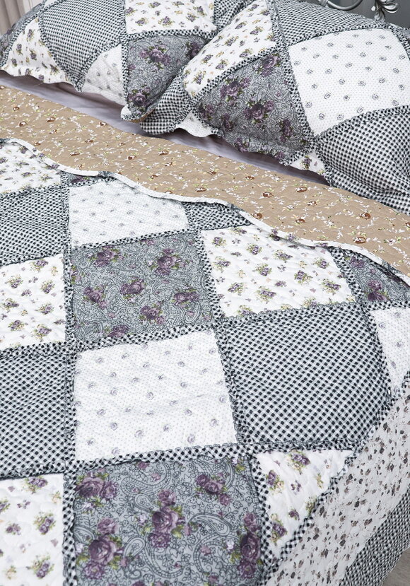 Покрывало с наволочками Печворк шир.  580, рис. 71