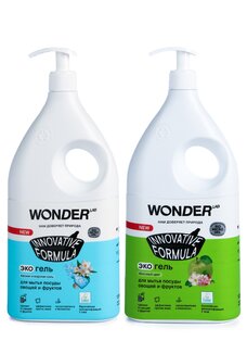Экогель для мытья посуды, 2 шт.