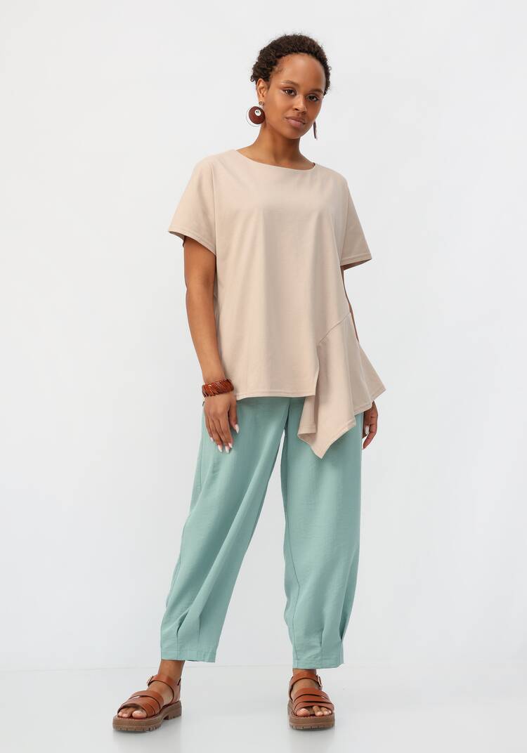 Блуза с асимметричным кроем шир.  750, рис. 8