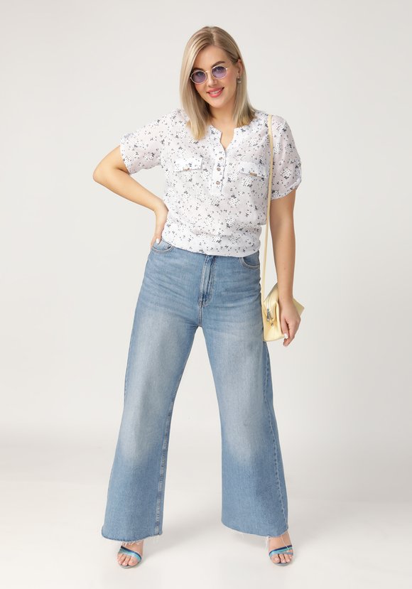 Блуза Солнечный сад шир.  580, рис. 8