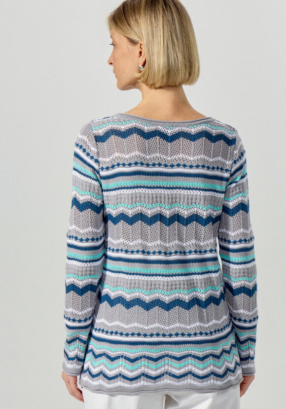 Джемпер с морским орнаментом шир.  580, рис. 9