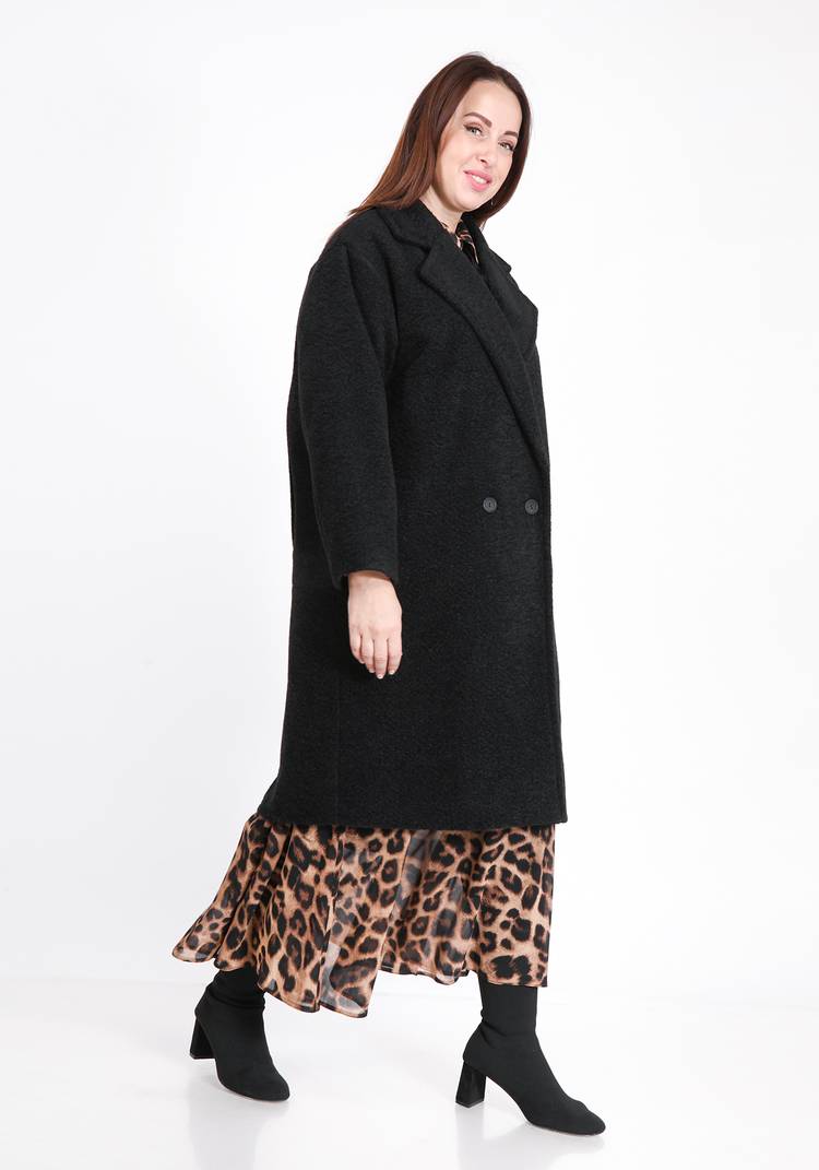 Пальто с отложным воротником и карманами шир.  750, рис. 3