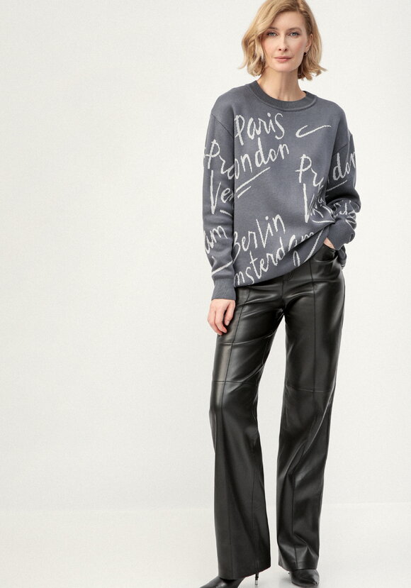 Туника с принтом леттеринг шир.  580, рис. 2