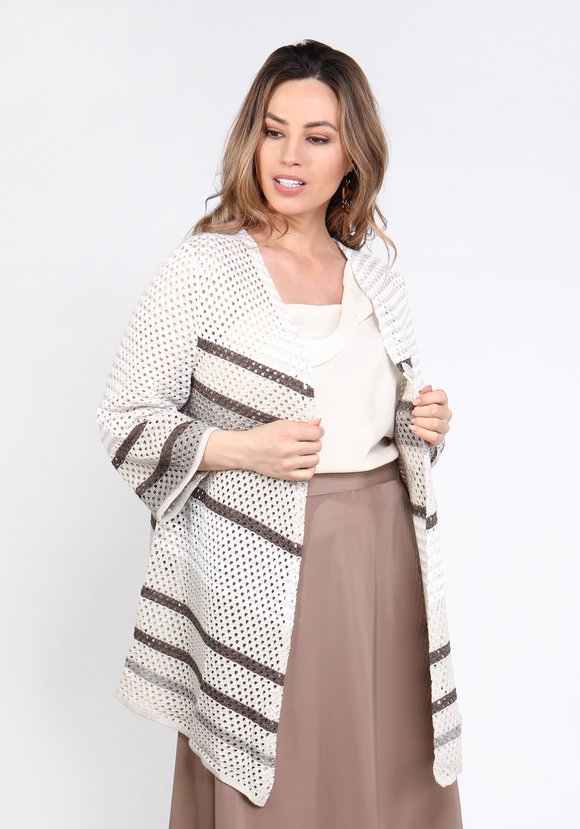 Кардиган Комфортный выход шир.  580, рис. 1