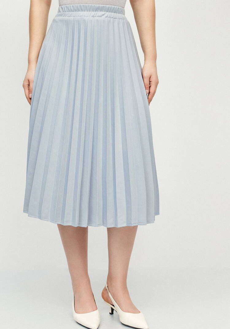 Юбка гофре из трикотажной ткaни шир.  750, рис. 4