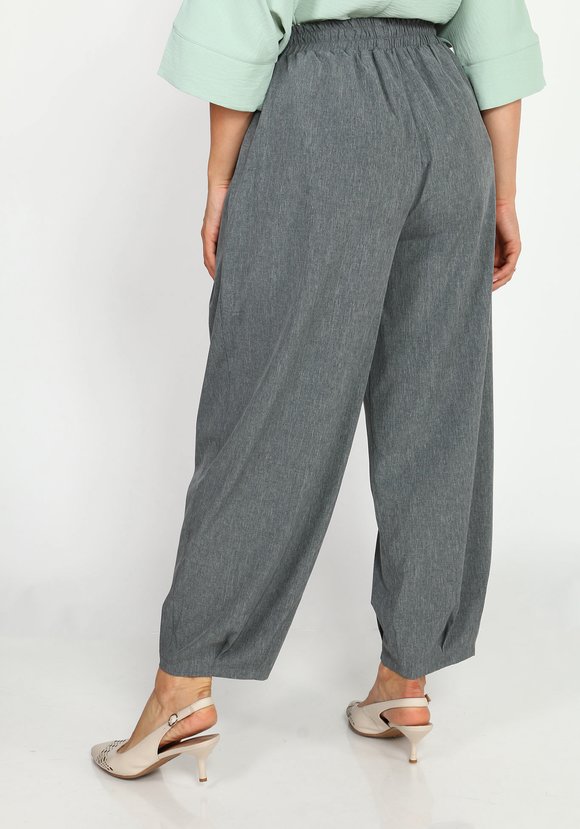 Брюки с защипами внизу шир.  580, рис. 3