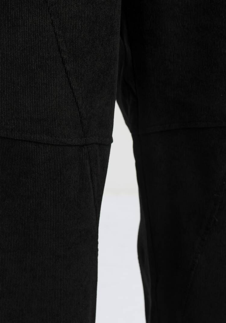 Брюки вельветовые с декоративной отстрочкой шир.  750, рис. 6