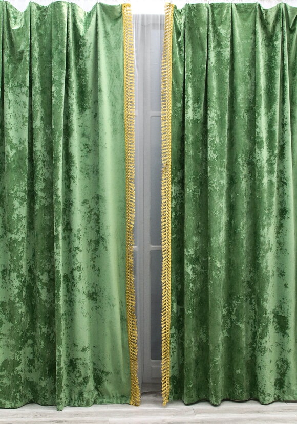 Портьера из бархата Маркиза, 2 шт. шир.  580, рис. 2