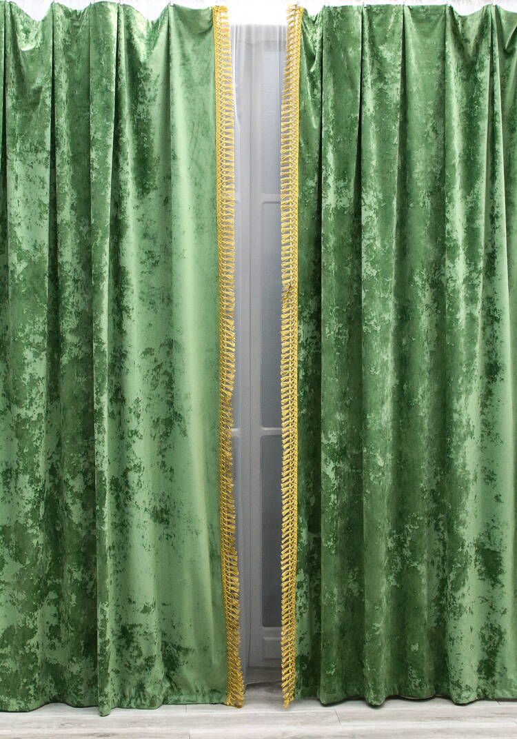 Портьера из бархата Маркиза, 2 шт. шир.  750, рис. 2