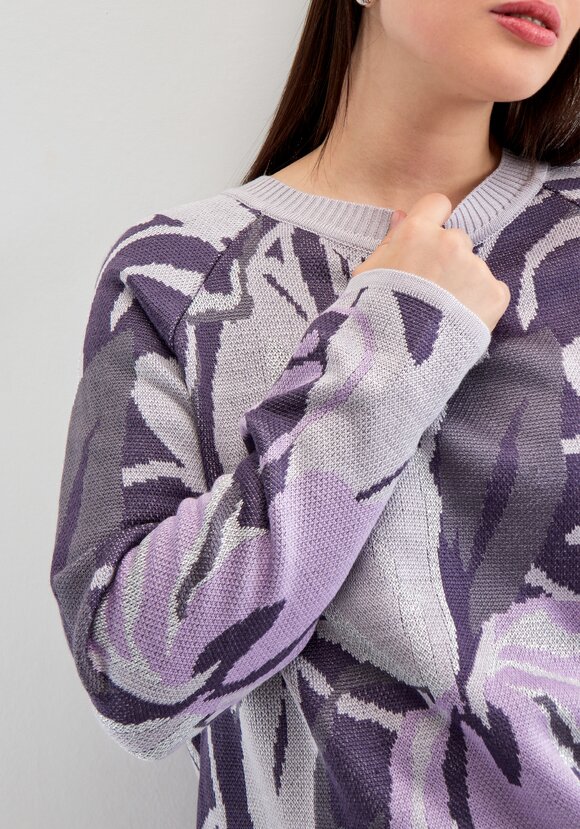 Джемпер с растительным орнаментом шир.  580, рис. 12