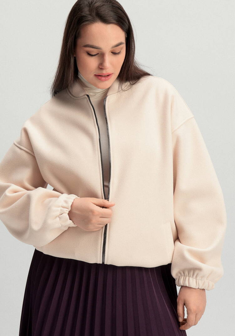 Бомбер свободного кроя на молнии шир.  750, рис. 10